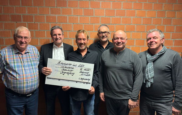 Spendenübergabe Bürgerstiftung Handwerker CUP