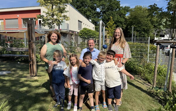 Vorschulkinder der Kita Trauminsel zu Besuch in der BMB
