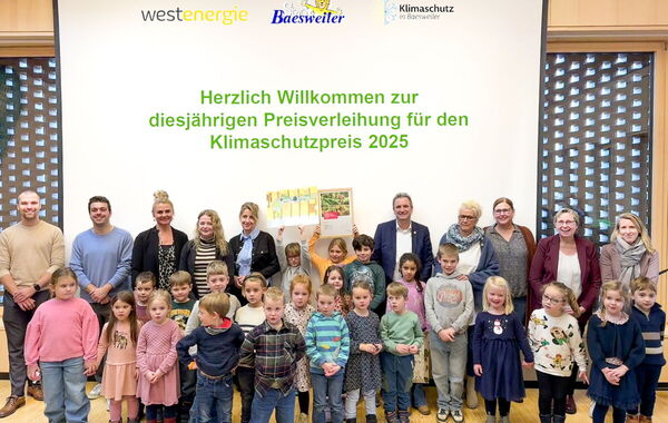 Preisverleihung des Westenergie-Klimaschutzpreises