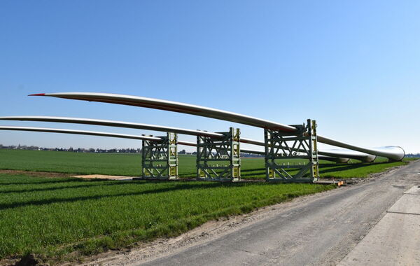 Windpark im Feld in Baesweiler