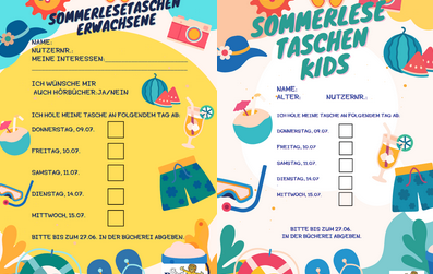 Sommerlesetaschenaktion