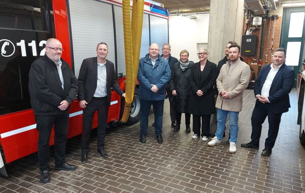 Das Feuerwehrgerätehaus Baesweiler ist fertiggestellt.