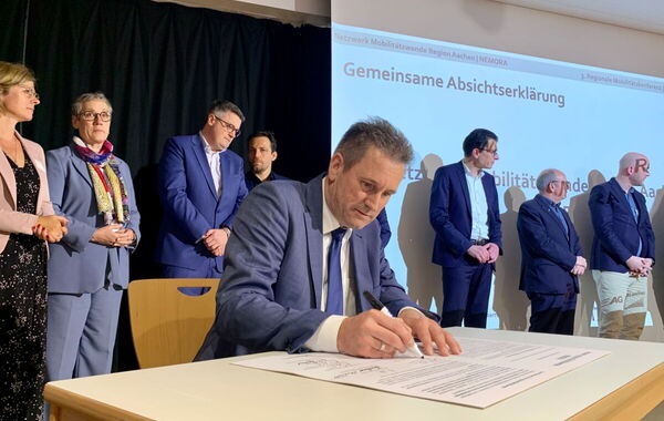 Mobilitätskonferenz Unterschrift Froesch