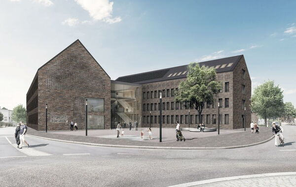 Planungsfoto der BürgerMitteBaesweiler