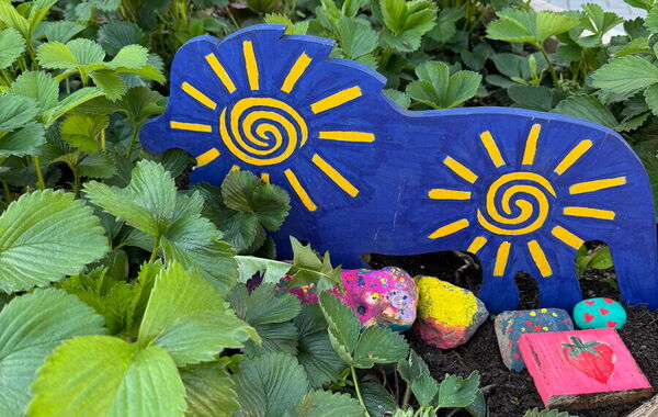 Bepflanzung Generationengarten mit dem Familienzentrum Sonnenschein