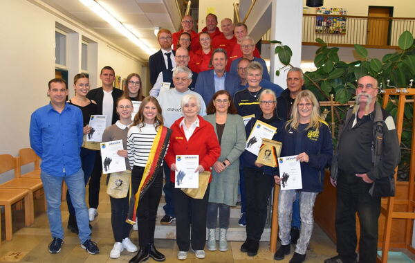 Die Geehrten anlässlich des "Tags der besonderen Leistungen" der Stadt Baesweiler