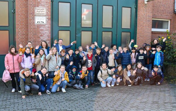 Kinder der Grundschule St. Andreas