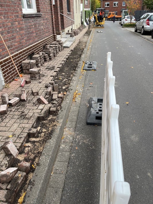 Glasfaserausbau Leitungstrasse