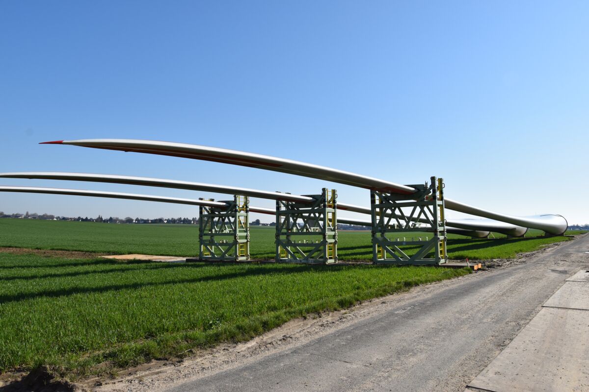 Windpark im Feld in Baesweiler