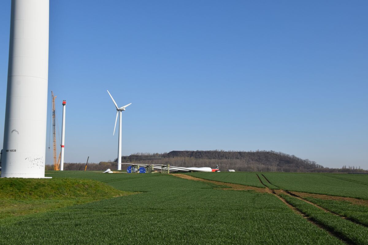Windpark im Feld in Baesweiler