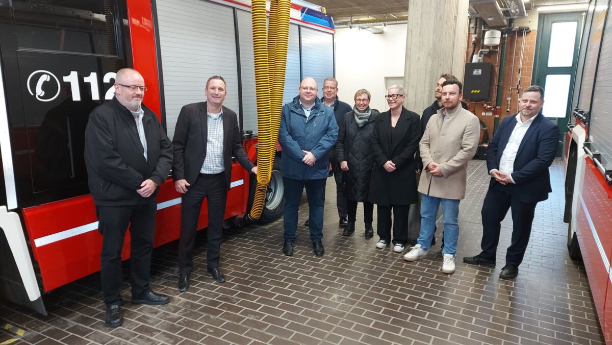 Das Feuerwehrgerätehaus Baesweiler ist fertiggestellt.