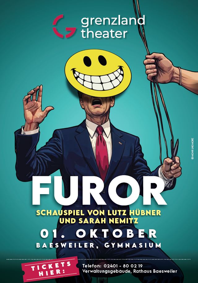 Plakat Grenzlandtheater Furor am 1. Oktober