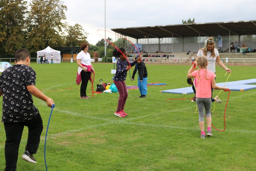 Probetraining der Turngemeinde Setterich bei FlitzKids