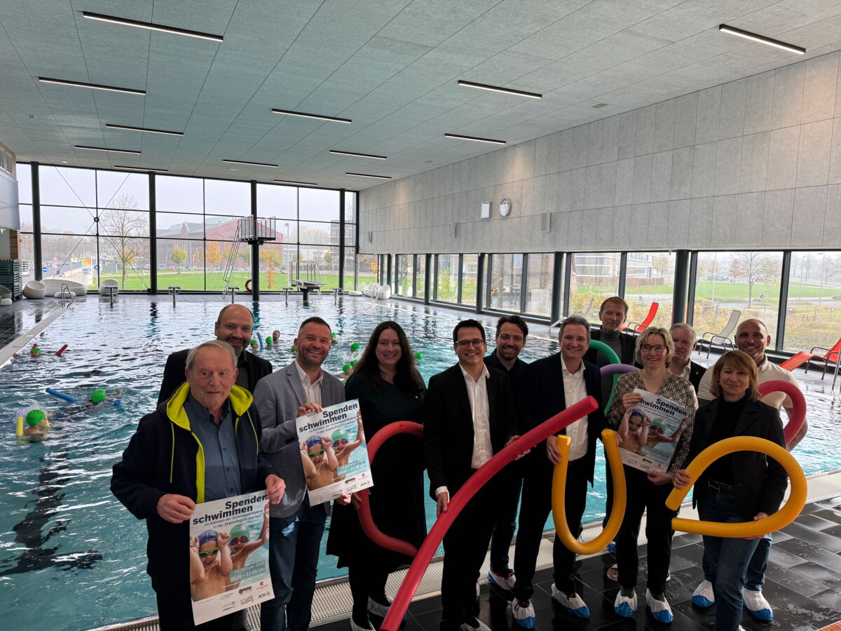 Die Verantwortlichen der Schwimminitiative