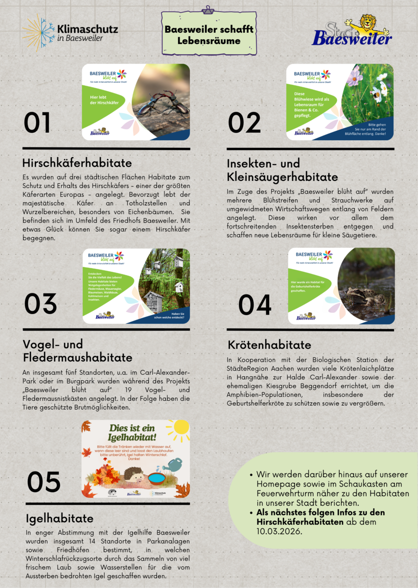 Baesweiler schafft Lebensräume