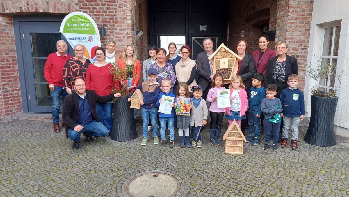 Preisverleihung Klimaschutzwettbewerb "Baesweiler blüht auf"