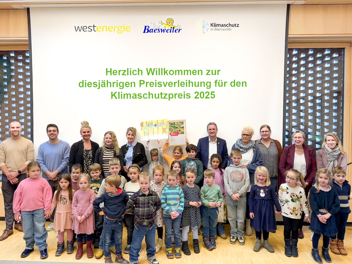 Preisverleihung des Westenergie-Klimaschutzpreises