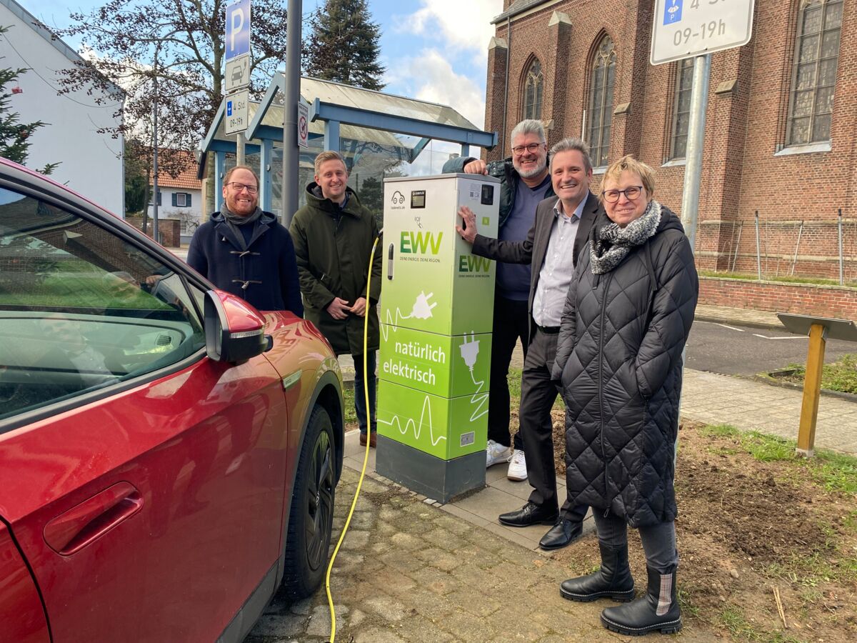 Die neue Ladesäule in Beggendorf