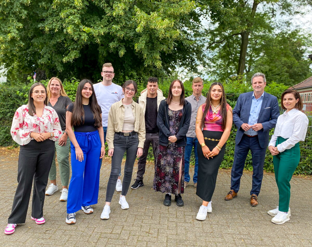 Die Auszubildenden der Stadt Baesweiler