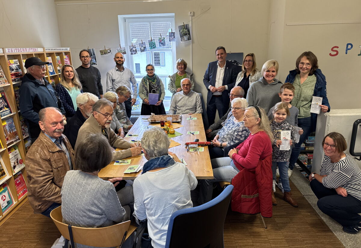 Die Teilnehmer*innen der Saatgutbibliothek