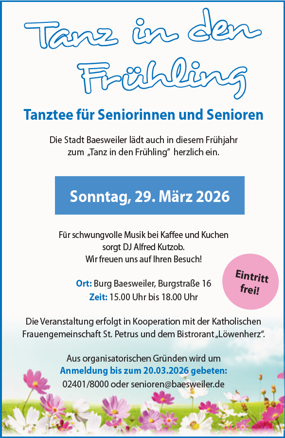 Tanz in den Frühling am 29. März 2026