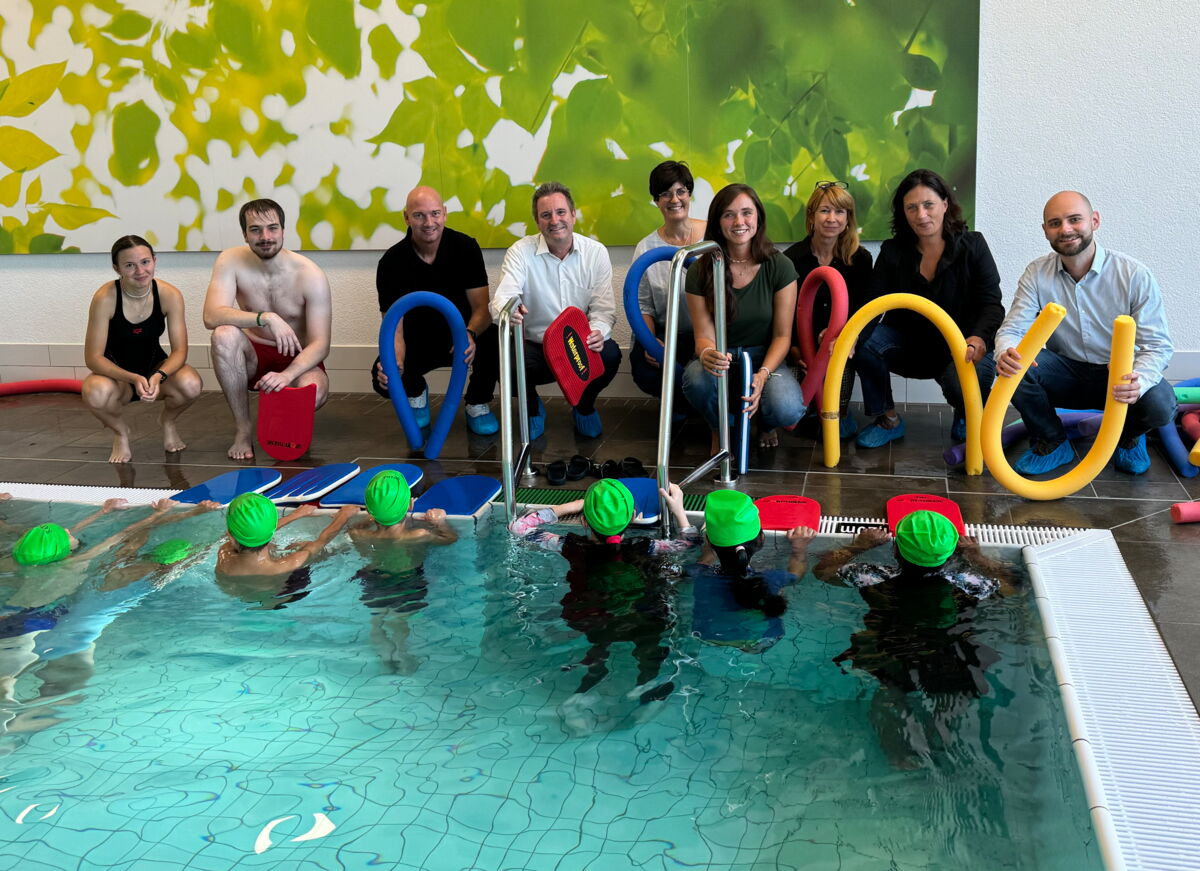 Die Verantwortlichen der Schwimminitiative