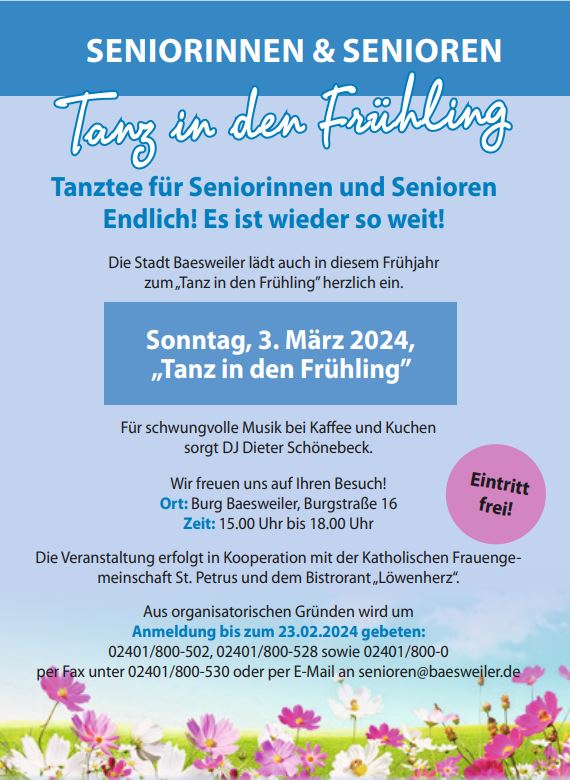 Plakat Tanz in den Frühling