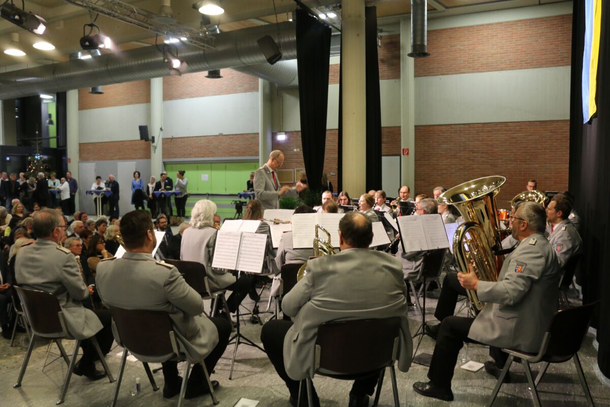 Blasmusikkapelle Siebenbürgen Setterich beim Neujahrsempfang