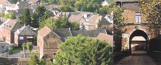 Die Burg Baesweiler vor dem Umbau