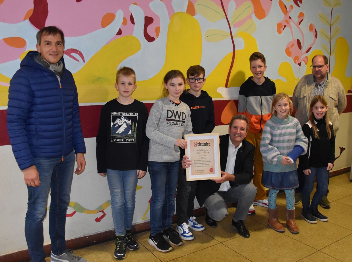 Messdiener zu Gast beim Bürgermeister