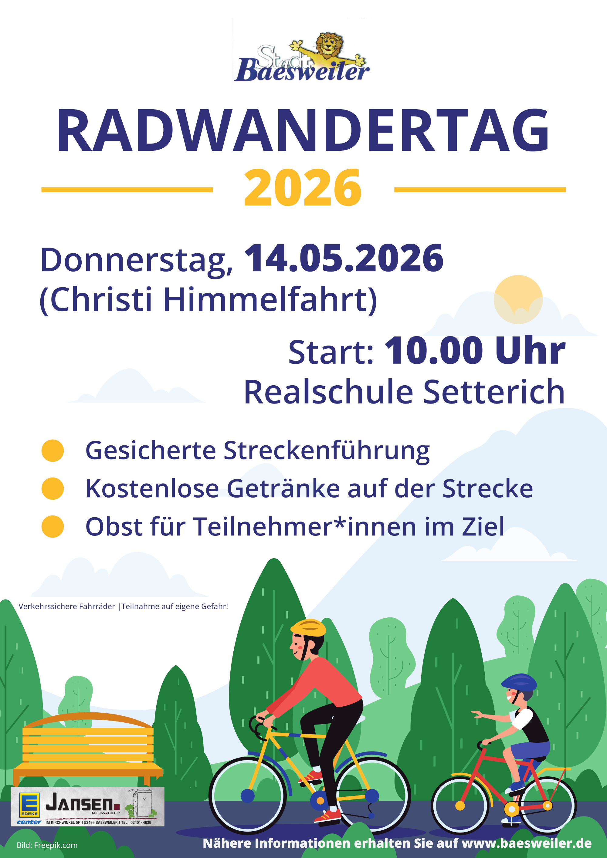 Radwandertag am 14. Mai