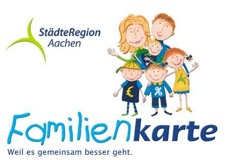 Logo der Familienkarte der StädteRegion Aachen